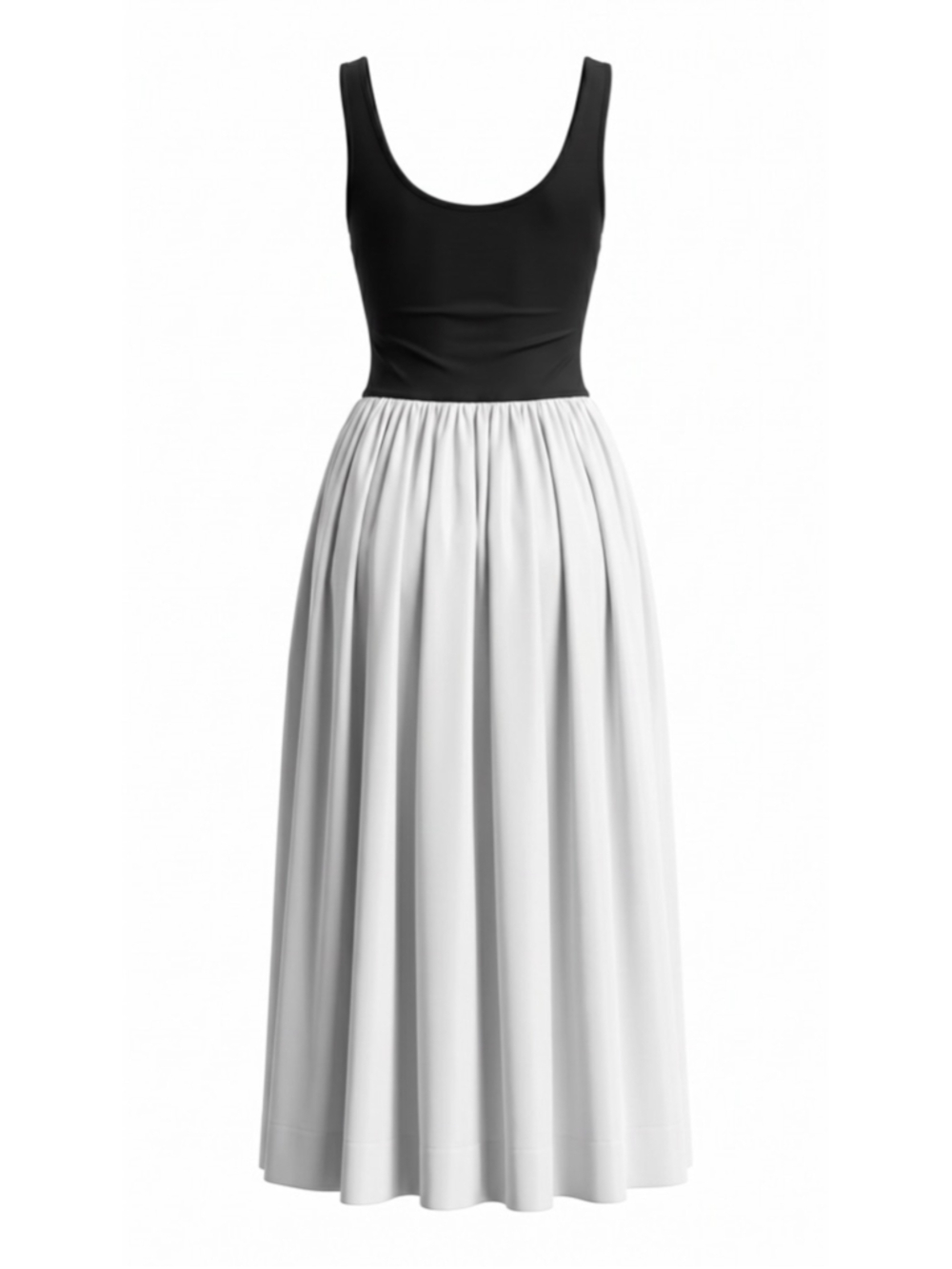 Solid & Striped The Samantha Colorblock Mixed Media Maxi Dress Size M - Picture 2 of 6